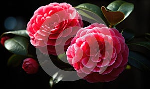 A beautiful photograph of Camellia flower