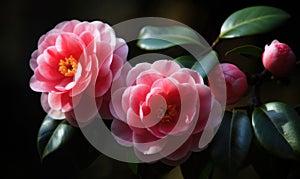 A beautiful photograph of Camellia flower