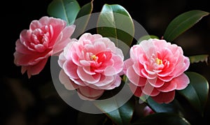 A beautiful photograph of Camellia flower