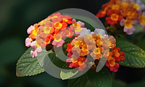 A beautiful photograph of Lantana camara