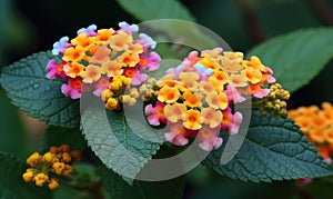 A beautiful photograph of Lantana camara