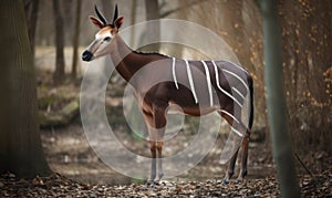A beautiful photograph of The Okapi