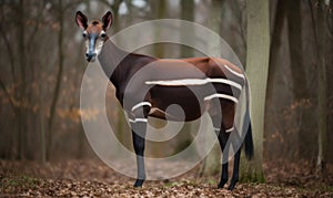 A beautiful photograph of The Okapi