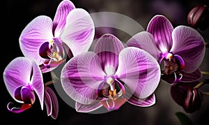 A beautiful photograph of Phalaenopsis photo