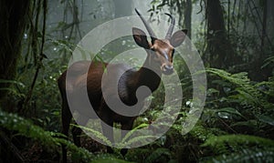 A beautiful photograph of a Saola