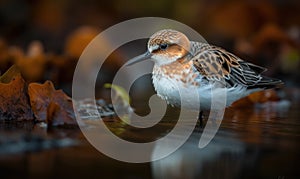 A beautiful photograph of The Spoon-billed Sandpiper