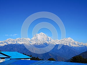 A beautiful picture of Annapurna Peaks, Poon Hill, Nepal