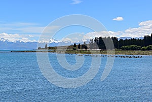 Lake Tekapo, South Island of New Zealand. photo