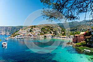 Beautiful and picturesque village of Assos, Kefalonia, Greece