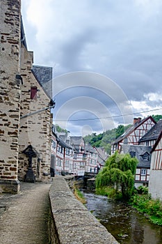 The beautiful picturesque village of Monreal, Eifel region, Germany