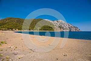 Beautiful Pilio beach at Evia,   Greece