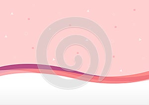 Beautiful pink geometric background, background for placing products