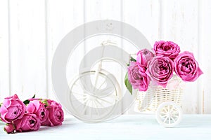 Beautiful pink roses