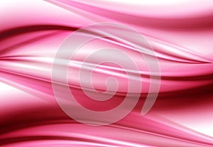 Beautiful pink Satin. Drapery Background. Soft satin