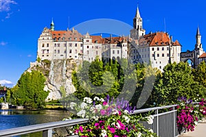 Beautiful places of Gremany - Sigmaringen town with impressive c