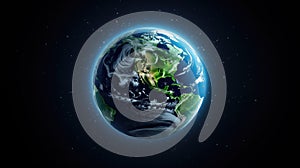 beautiful planet earth background design from outer sprace, universe artwork
