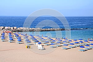 Beautiful Playa de las Vistas in Los Cristianos on Tenerife