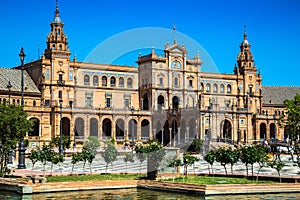 Beautiful Plaza de Espana, Sevilla, Spain photo