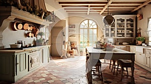 A beautiful and pleasant representation of the French country interior design