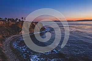 Beautiful Point Vicente Lighthouse at Sunset