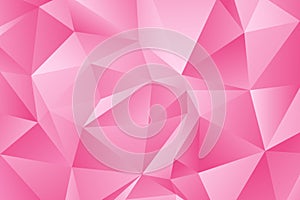 Beautiful polygonal background of pink triangles