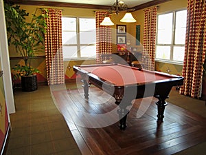 Beautiful Pool Table and Game Room
