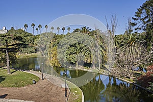 Beautiful Prado Park in Montevideo, Uruguay