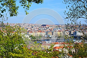 Beautiful Prague - view from Petrin park