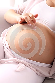 Beautiful pregnancy belly