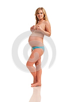 Beautiful pregnant woman