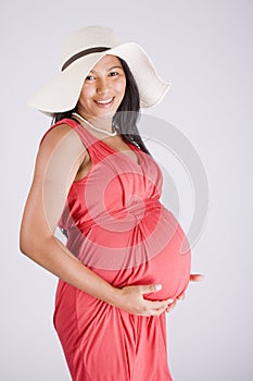 Beautiful pregnant woman