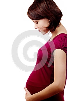 Beautiful pregnant woman