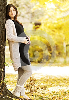 Beautiful pregnant woman