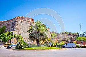 Beautiful Priamar fortress in Savona Italy. Built between 1542 and 1544