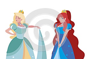 beautiful princesses of tales characters