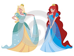 beautiful princesses of tales characters