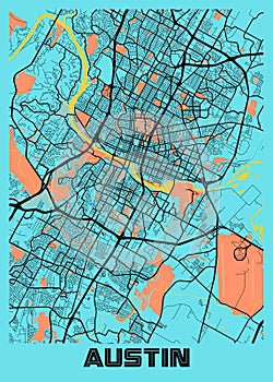 Austin - United States Gloria City Map photo