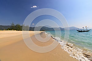 Playa sobre el península Birmania 