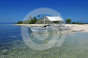 Beautiful Pristine Tropical Island Beach. photo