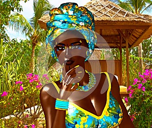 Beautiful Proud African Woman.