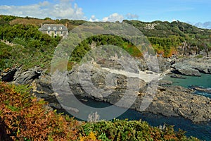 Prussia Cove Cornwall photo