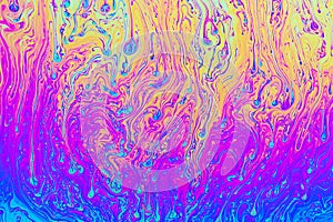 Beautiful psychedelic abstract, close up