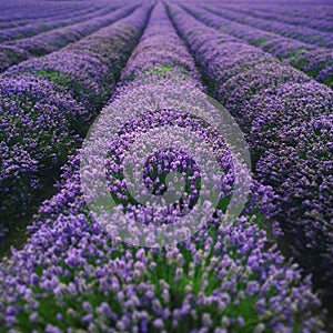 Beautiful Purple Lavender Farm