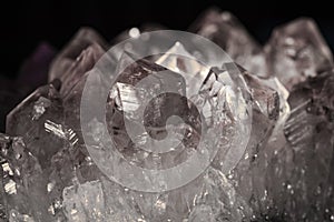 A Beautiful Quartz Crystal Close Up