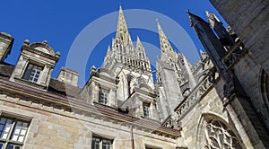 Beautiful Quimper, the city in Bretagne