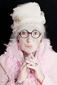 Beautiful Quirky Senior Woman