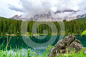 Beautiful Rainbow Lake Carezza