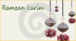 Beautiful ramadaan kareem banner
