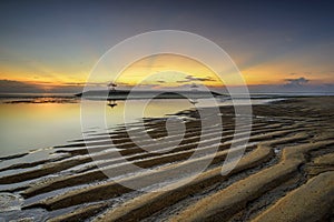 Sunrise at Sanur Beach, denpasar Bali indonesia