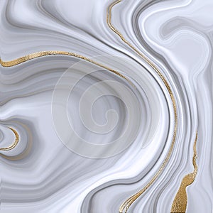 Beautiful realistic grey abstract marble